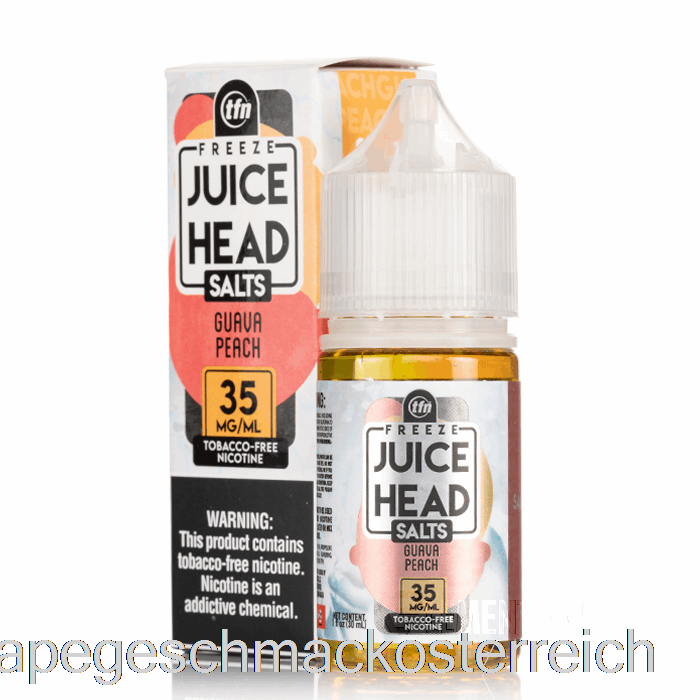Guave-Pfirsich Einfrieren – Saft, Kopfsalze – 30 Ml, 50 Mg Vape-Geschmack